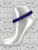 Signature CRISSxCROSS™ Anklet - Deep Blue Bellflowers