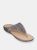Jamm Pewter Flat Sandals - Pewter