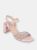 Nana Blush Heeled Sandals - Blush