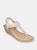 Tori Silver Wedge Sandals - Silver