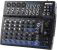 GEM-12USB Compact 12 Channel Bluetooth Audio Mixer With USB - 12 Ins, 2 Bus, 3 Band EQ - Black