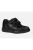 Geox Boys Leather Riddock Touch Fastening Shoe (Black) - Black
