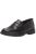 Geox Girls Agata D Slip On Leather Shoe (Black) - Black