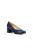 Womens/Ladies Annya Leather Court Shoes - Navy - Navy