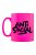 Grindstore Anti Social Mug (Pink/Black) (One Size) - Pink/Black