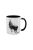 Grindstore Bat Cat Inner Two Tone Mug (White/Black) (One Size) - White/Black