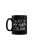 Grindstore Black Is My Happy Colour Mug (Black/White) (One Size)