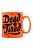 Grindstore Dead Tired Neon Mug (Orange/Black) (One Size)