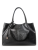 Naomi - Black Vegan Leather Tote Bag - Black