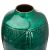 Hill Interiors Aztec Collection Embossed Vase (Green/Brass) (One Size)