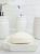 4 Piece Dolomite Mason Jar Bath Set, White