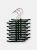 6 Tier Non-Slip Velvet Tie Hanger, Black