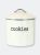 Tin Cookie Jar, Ivory