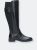 Womens/Ladies Arla High Leather Boots - Black