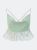 Cristal Cropped Backless Cami - Mint