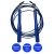Weighted Jump Rope with Adjustable Steel Wire Cable - Blue