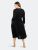 Eliza Dress in Luxe Jersey Black (Curve)