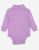 Baby Cotton Turtleneck Bodysuit - Purple
