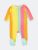 Baby Footed Fleece Tie Dye Pajamas - Rainbow-tie-dye