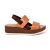 Akia wedge sandal in leather - Brown Leather