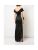 Off-the-Shoulder Strap Satin Draped Gown