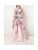 One-Shoulder Print Duchess Satin Ball Gown - Blush