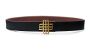 Reversible Signature Belt 32 mm - Brown & Black | Golden Buckle
