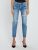 Bowie Mid Rise Tapered Ankle Jeans - Blue