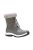 Womens/Ladies Apres Leather Lace Up Mid Boot - Gray/Red - Gray/Red