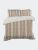Polperro Beige Tufted Chenille Geometric Duvet Cover Set King (104" x 92") With Pillow Sham - Beige Chambrey