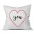 You Multicolor Throw Pillow Cover-Couples Gifts For Her-Love Decor Girlfriend Gifts Birthday Present I Love You Gifts - Multicolor