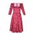 Marisol Dress / Ruby Red + Alabaster Cotton Toile - Ruby Red + Alabaster Toile