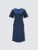 Theresa Sweatshirt Dress / Navy Tencel French Terry