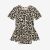 Lana Leopard Tan Short Sleeve Twirl Skirt Bodysuit