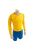 Precision Childrens/Kids Marseille T-Shirt & Shorts Set (Yellow/Royal Blue) - Yellow/Royal Blue