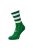 Precision Unisex Adult Pro Hooped Football Socks (Green/White) - Green/White
