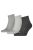 Puma Unisex Adult Quarter Training Ankle Socks (Pack of 3) (Gray) - Gray