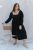 Linen Doreen Dress - Plus Size - Black