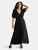 Linen Piper Dress - Black
