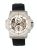 Commodus 48mm Leather Band Watch - Silver