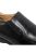 Mens Leather XXX Extra Wide Twin Gusset Casual shoe - Black