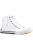 Womens/Ladies Jazzin Hi 12A Cotton Canvas Shoes (White) - White