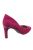 Womens/Ladies Valerie Luxe Suede Heeled shoes (Pink)