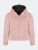 Girls' Mimi Reversible Faux Fur Hooded Jacket - Blush Pink