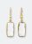 Bina Crystal Quartz Earrings - Crystal Quartz