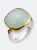 Chalcedony Allure Two-Tone Ring - Sterling Silver