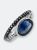 Kyanite Deep Sea Blue Gemstone Ring - Blue
