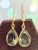 Manara Green Amethyst Gold-plated Earrings