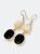 Paradise Black Onyx + Crystal Earrings