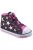 Skechers Toddlers Twinkle Toes Shuffles Lil Rockin Star Sneakers (Black/Neon Pink) - Black/Neon Pink